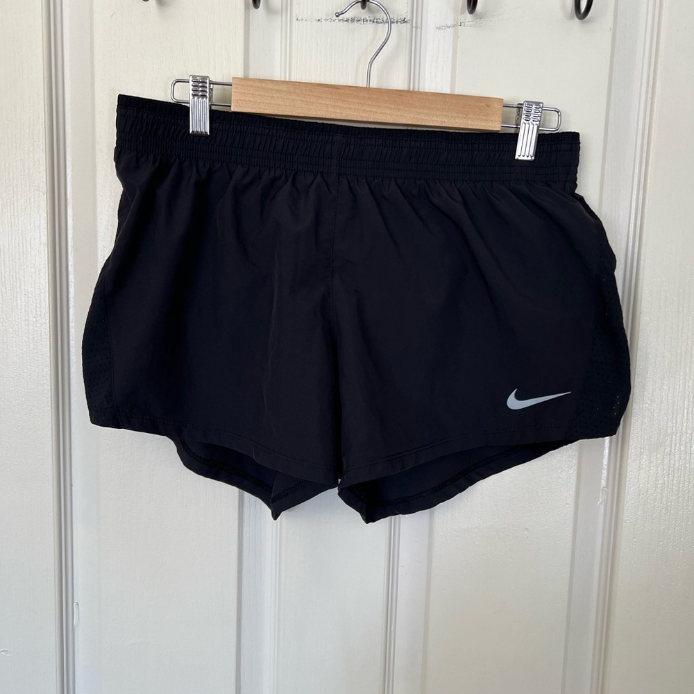 Nike Dri Fit Black Running Shorts Women’s Large Athletic